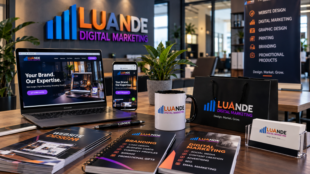 luande digital marketing workspace